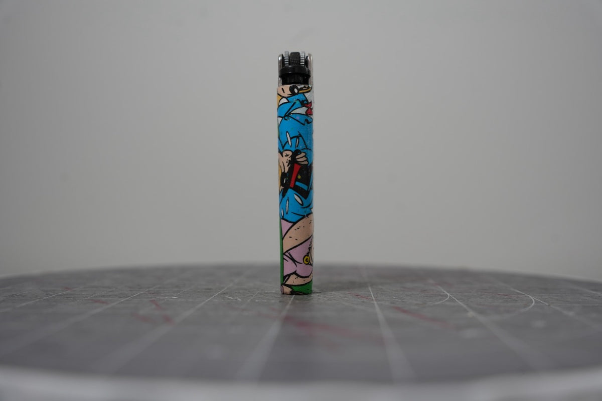 Disney comic collage lighter, eighth angle