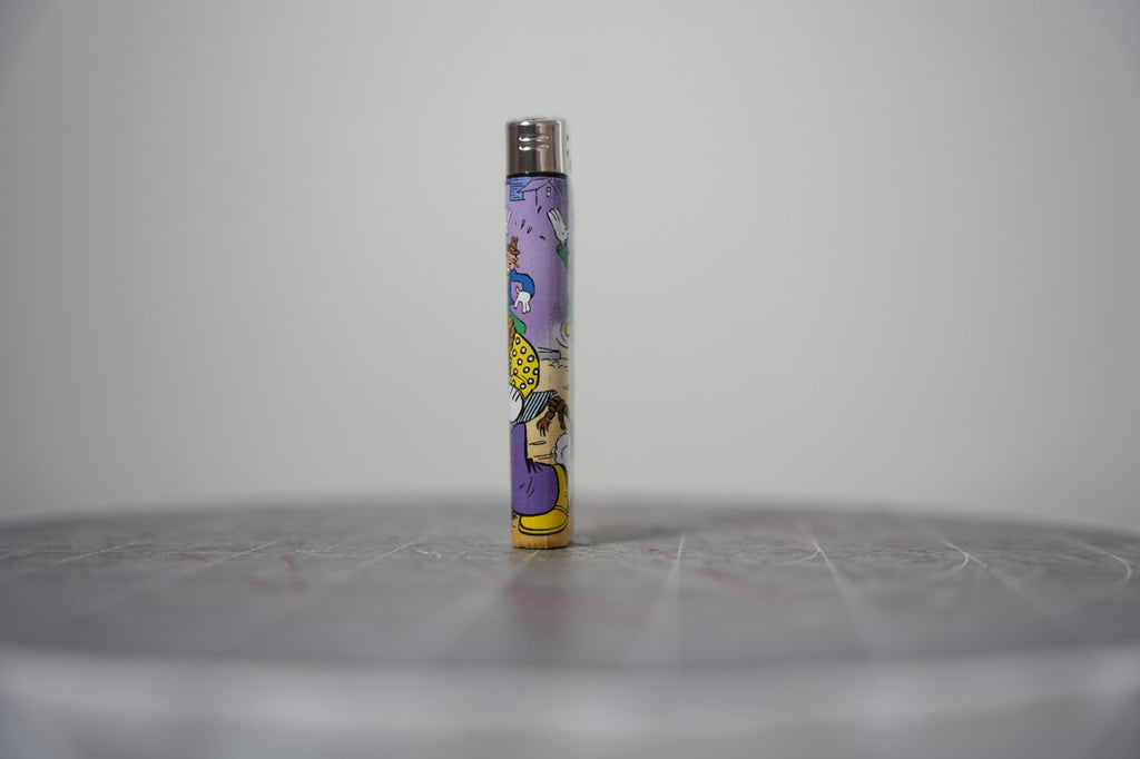 Disney comic book collage lighter, second view