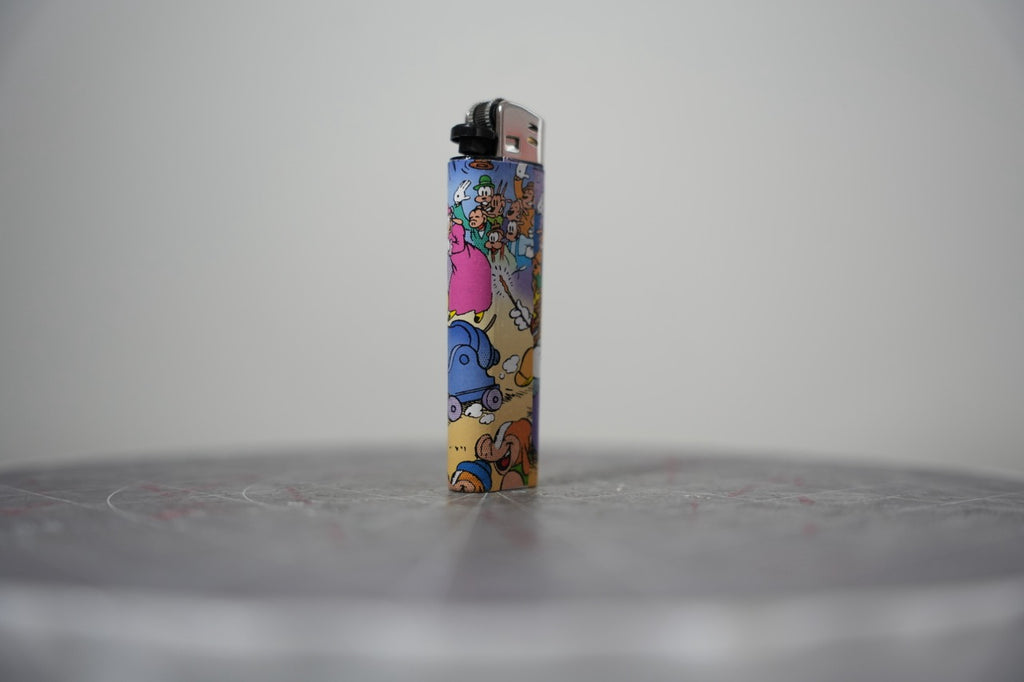 Disney comic book collage lighter, fourth view