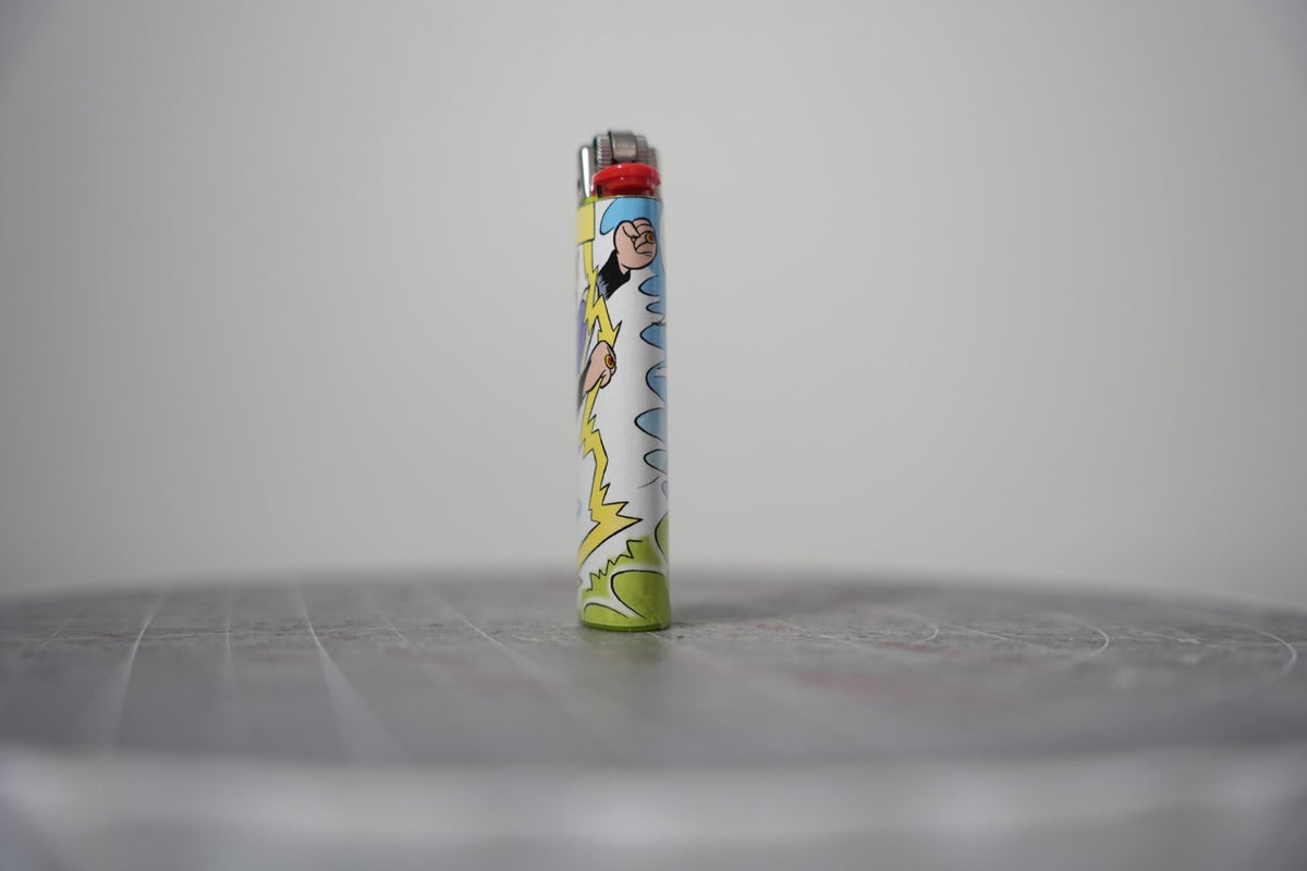 Disney comic book collage lighter, second view