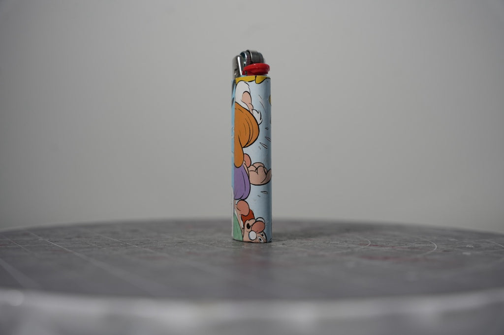 Disney comic book collage lighter, second view