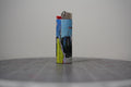 Handmade collage lighter with skate photography and vintage Disney comic book paper