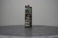 Handmade collage lighter with retro comic appliances and the words creating through flow