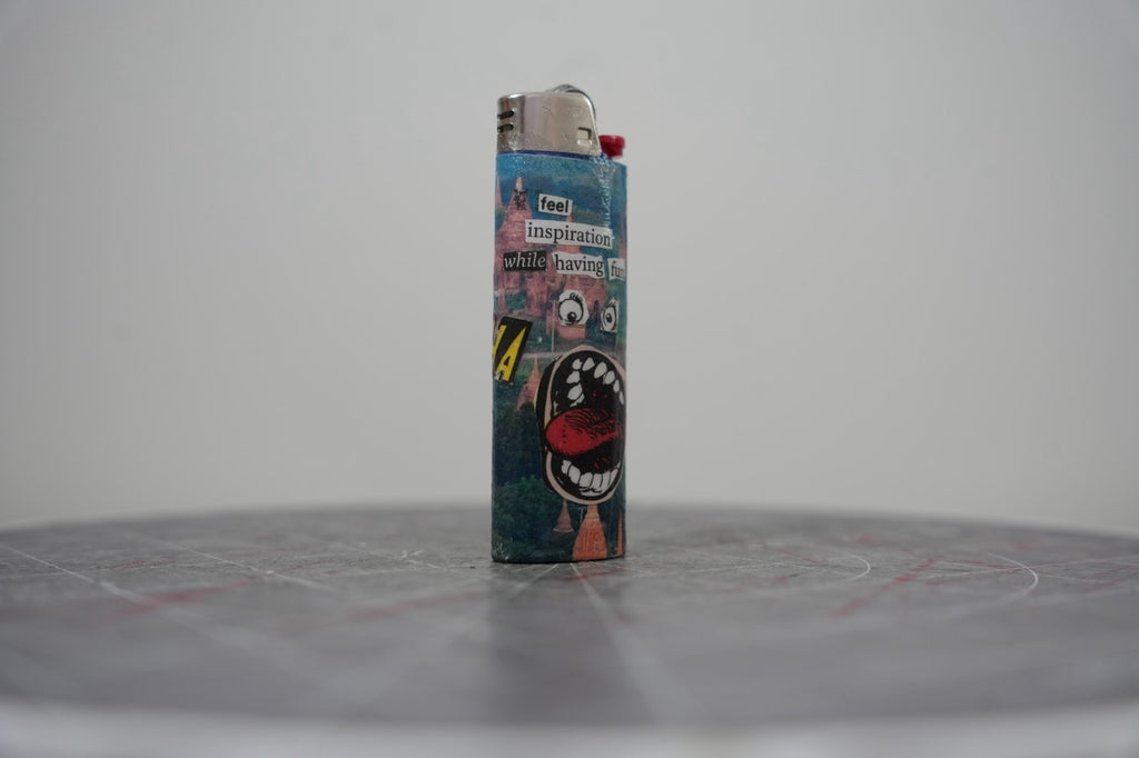Second view of the collage lighter