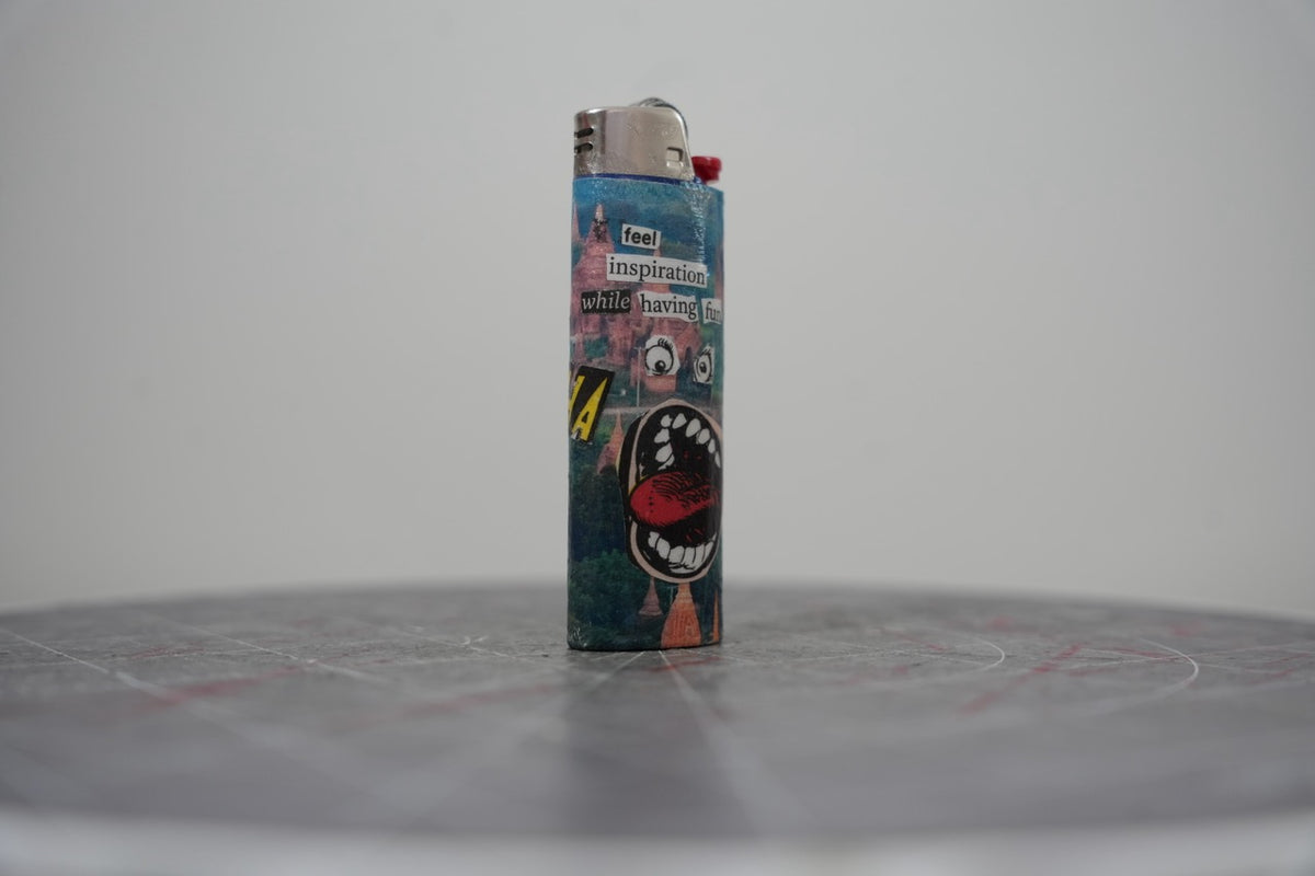 Second view of the collage lighter