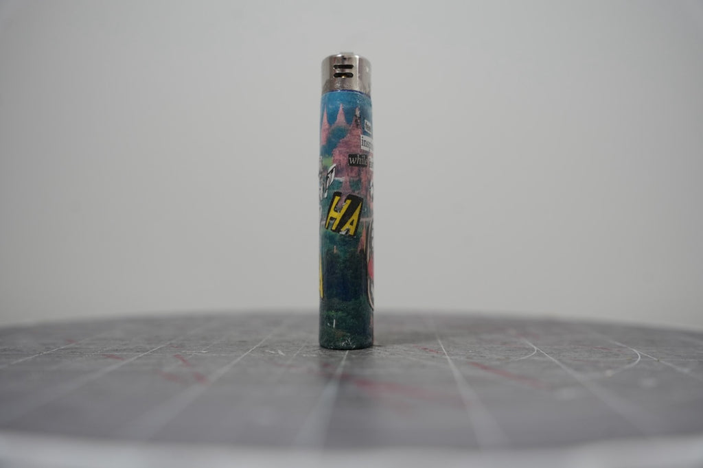 Third view of the collage lighter