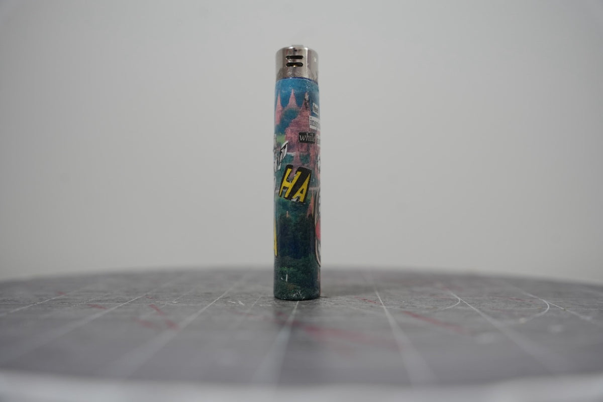 Third view of the collage lighter